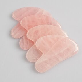 Gua Sha Tool Manufacturer - Natural Jade Stone Rose Quartz Manual Scraping Board for Face Neck