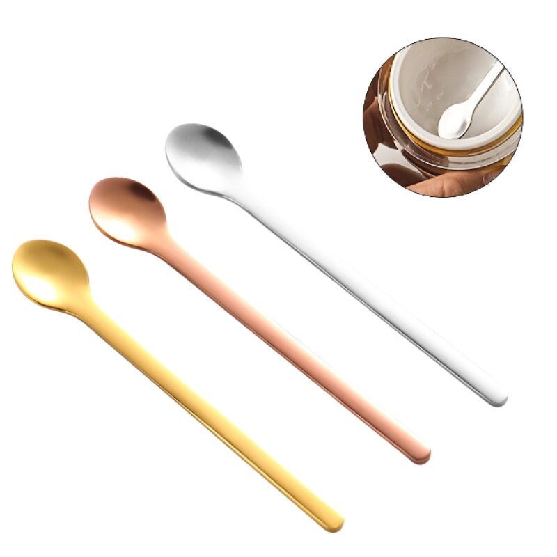 Eye Cream Scoop Manufacturer - 304 Stainless Steel Small Crescent Spoon for Face Cream Mask Dispenser