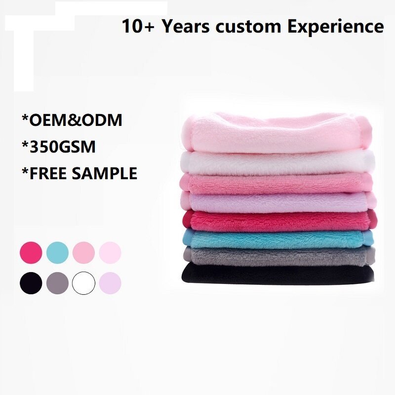 Microfiber Cloth Manufacturer - Private Label Rectangle Reusable Makeup Remover Towel Wash Cleaning