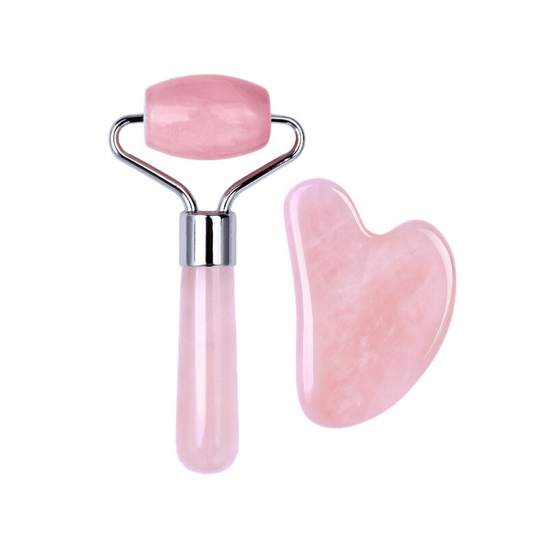 Jade Roller Manufacturer - Wholesale Pink Crystal Stone SPA Collection Natural Rose Quartz Single Head Mini