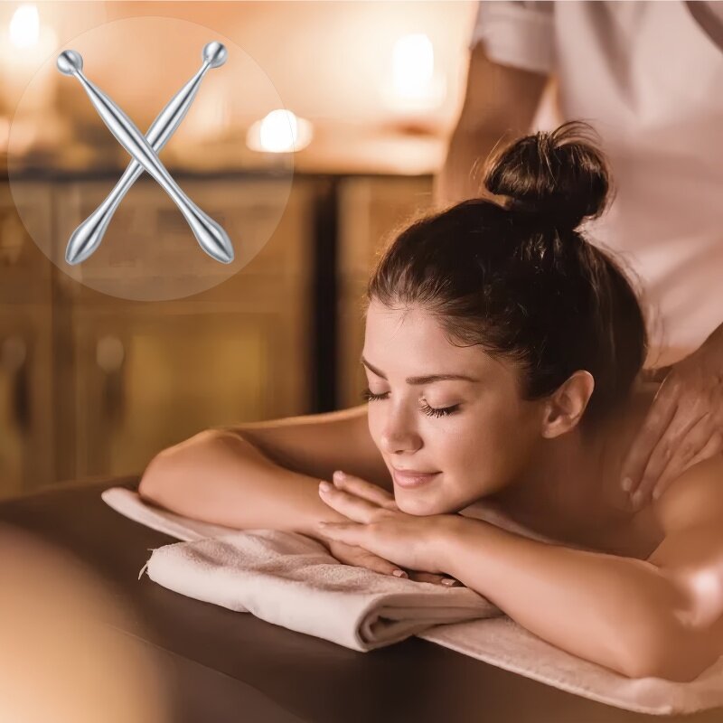 Acupuncture Pen Manufacturer - Premium Quality Double-Headed Manual Stainless Steel for Body Facial Reflexology