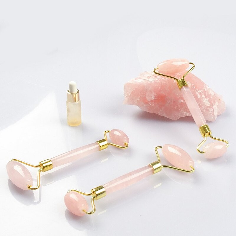 Jade Roller Manufacturer - Hot Selling Nephrite Stone & Pink Rose Quartz Natural for Anti Aging
