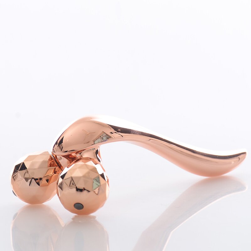 Facial Beauty Roller Manufacturer - Custom Home Use Metal Gua Sha for Wrinkle Reduction Face Lifting