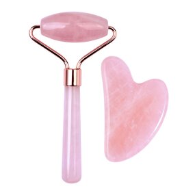 Jade Roller Manufacturer - Wholesale Pink Crystal Stone SPA Collection Natural Rose Quartz Single Head Mini