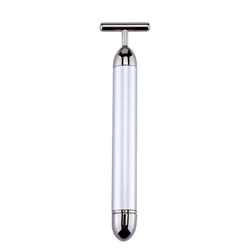 Facial Massage Roller Manufacturer - Gold T Shape Vibrating for Face Neck Lifting & Anti Aging