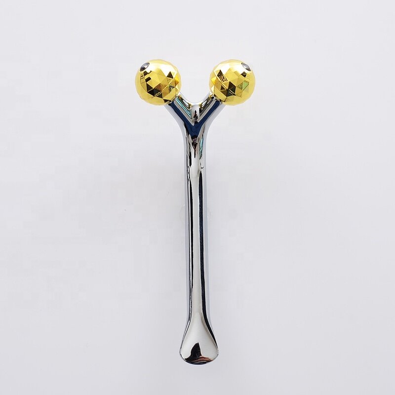 Jade Roller Manufacturer - Wholesale for Face Slimming 3D Alloy Twin Balls Home Use