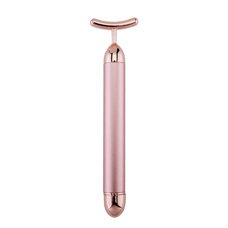 Facial Massager Manufacturer - Gold U-Shape Vibrating for Face Neck Lifting & Anti-Ageing - Custom Logo