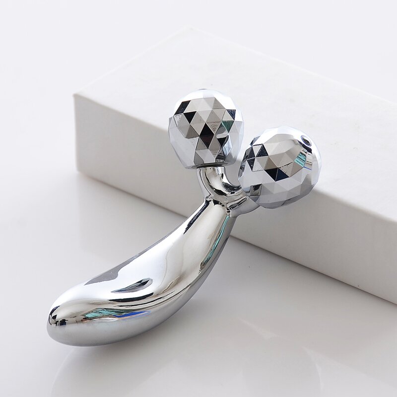 Facial Massager Manufacturer - 3D Arc Roller with Jade Stones for Anti-Aging Thin Face Lifting