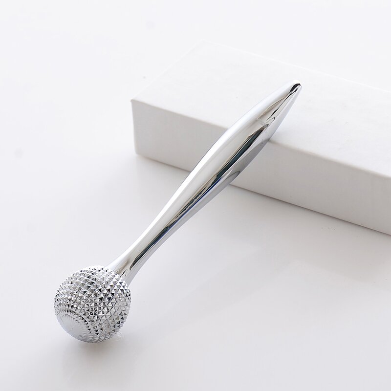 Massage Roller Manufacturer - Custom Logo Trigger Point Spiky Stainless Steel for Facial Eye Neck Home Use