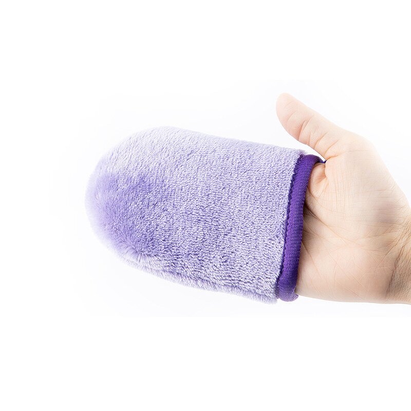 Makeup Remover Gloves Manufacturer - Reusable Microfiber Cloth Soft Facial Pads