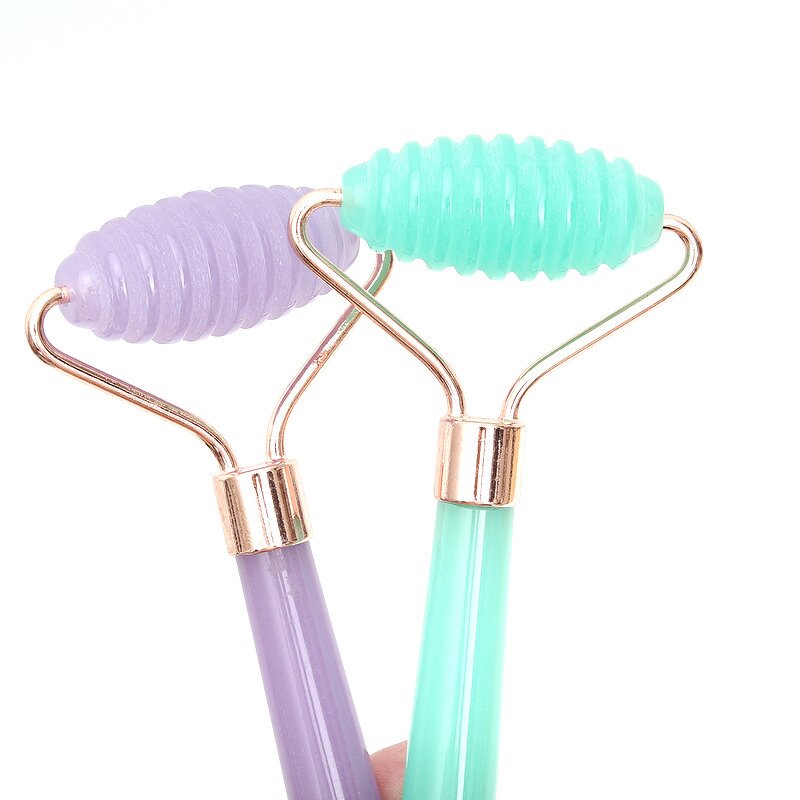 Facial Massage Roller Manufacturer - Customized Logo Anti-Aging Lifting SPA Collection Resin Jade