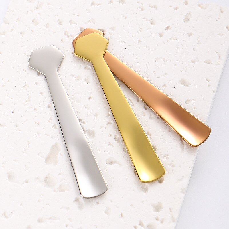 Beauty Tool Spatula Manufacturer - Stainless Steel SPA Face Cream Spoon Home Use Eye Cream Roller Wand Mini