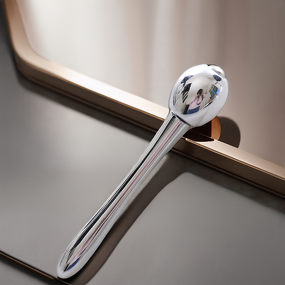 Eye Roller Massager Manufacturer - Silver Metal Wand to Remove Eye Wrinkles Reduce Dark Circles Puffiness