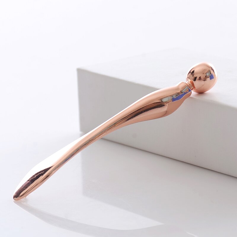 Eye Care Tools Manufacturer - Anti Wrinkle Metal Face Lifting Massage Sticks & Cosmetic Mask Mixing Spatula