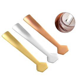 Beauty Tool Spatula Manufacturer - Stainless Steel SPA Face Cream Spoon Home Use Eye Cream Roller Wand Mini