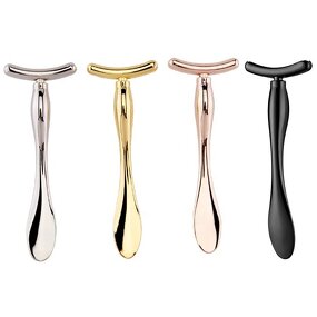 Eye Cream Applicator Manufacturer - Metal T-Shaped Wand for Face Eye Cream Lotion Spoon & Mask Sticker