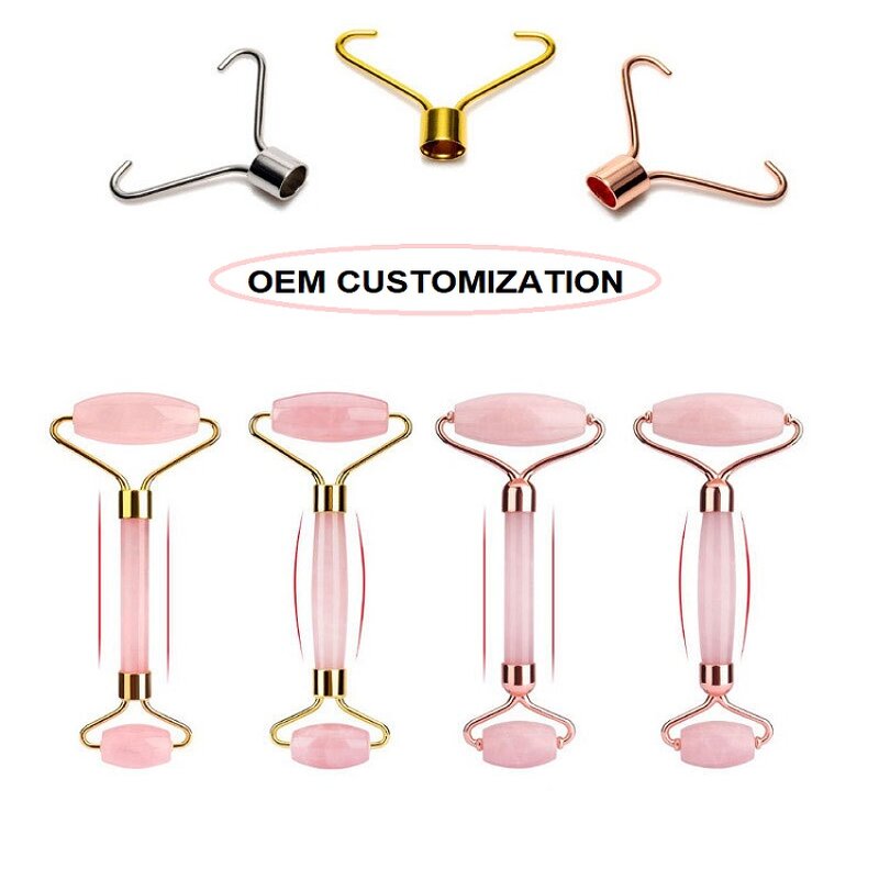 Jade Roller Manufacturer - Hot Selling Nephrite Stone & Pink Rose Quartz Natural for Anti Aging