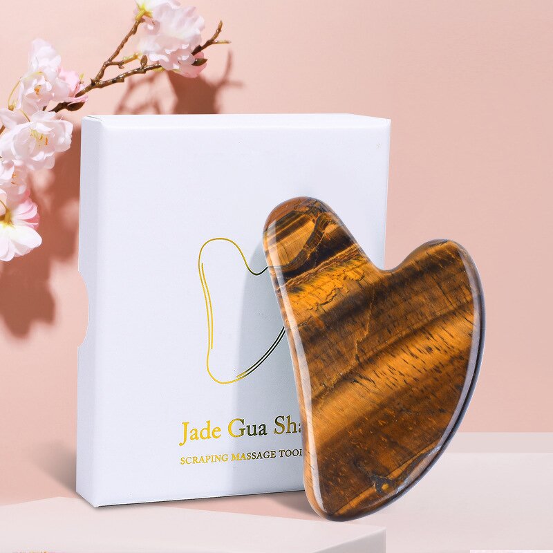 Gua Sha Tool Manufacturer - Stainless Steel Thumb Heart Shape for Facial Lifting & Wholesale Natural Jade