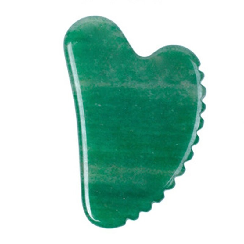 Gua Sha Massager Manufacturer - Customize Logo V Shaped Teeth on Side with Rose Quartz Jade Skincare Lifting