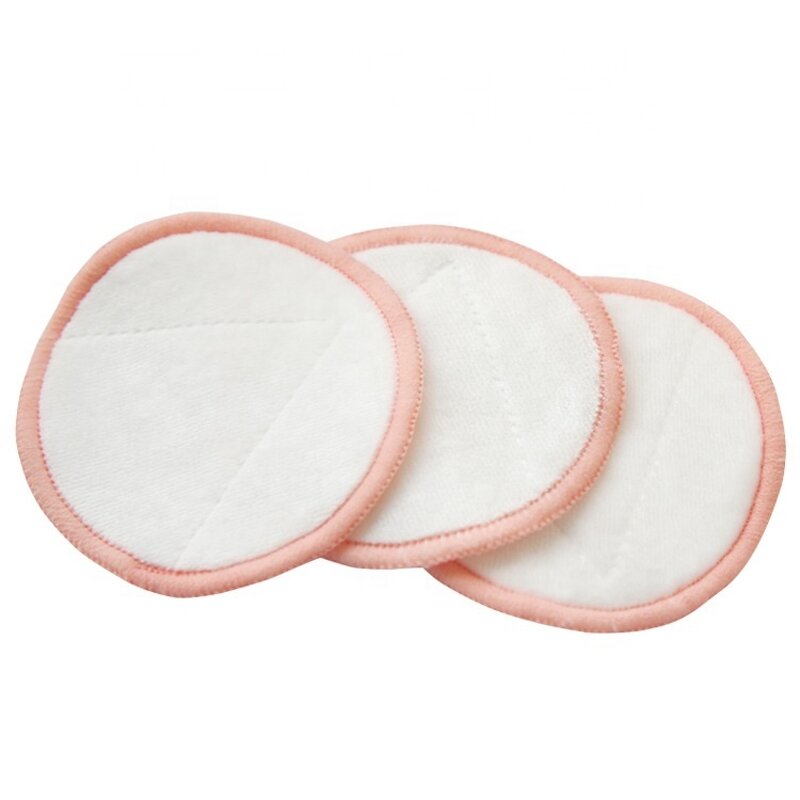 Makeup Remover Pads Manufacturer - Washable Eco-friendly Bamboo Charcoal Cotton Two Layer for Face Cleaning