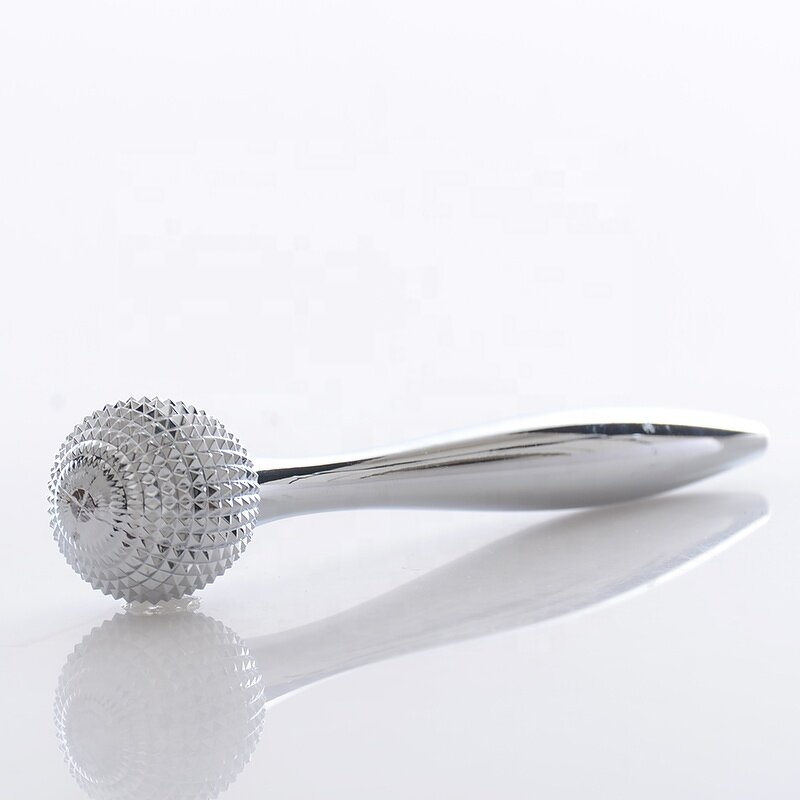 Massage Roller Manufacturer - Custom Logo Trigger Point Spiky Stainless Steel for Facial Eye Neck Home Use