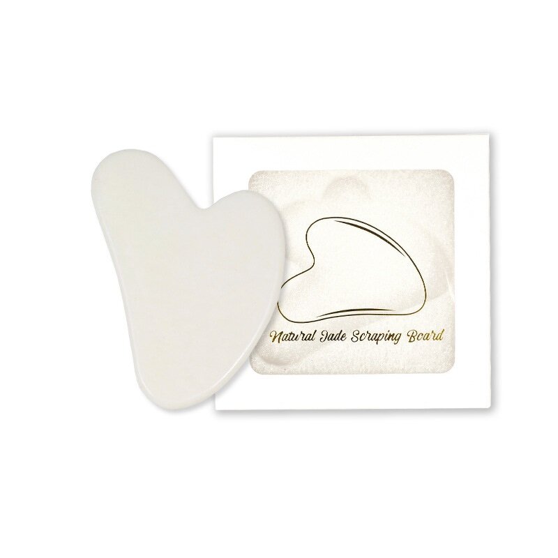 Gua Sha Massager Manufacturer - White Jade Home Use SPA Collection with Custom Logo US Quartz Roller