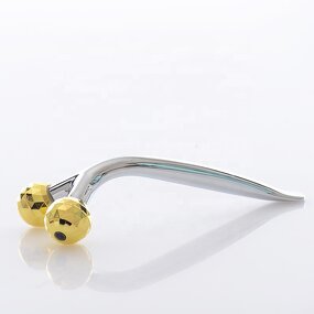 Jade Roller Manufacturer - Wholesale for Face Slimming 3D Alloy Twin Balls Home Use