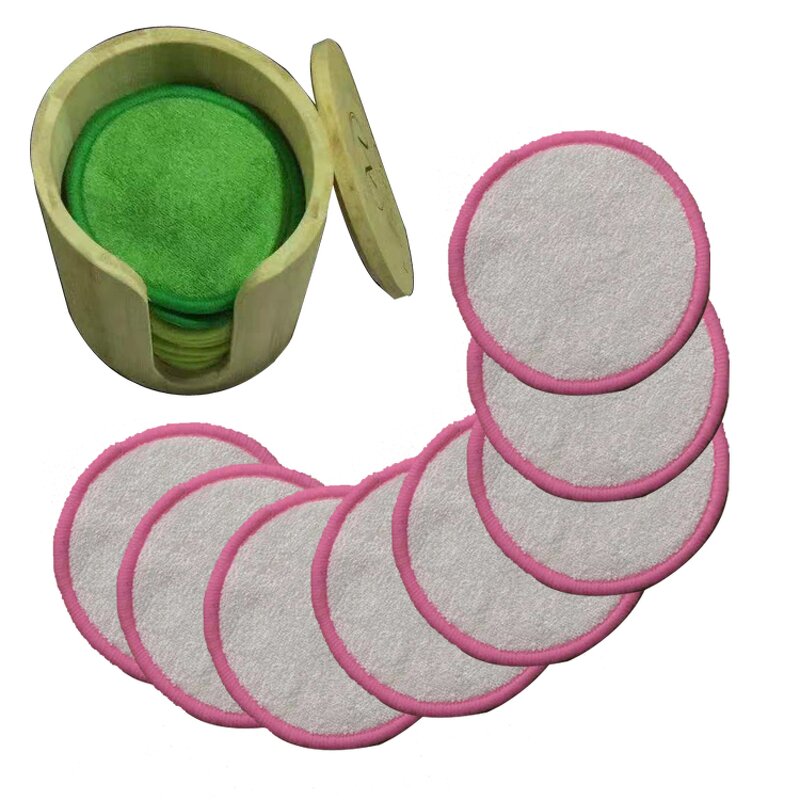 Makeup Remover Pads Manufacturer - Washable Eco Friendly Reusable Hemp Bamboo Velour Terry Cotton Round