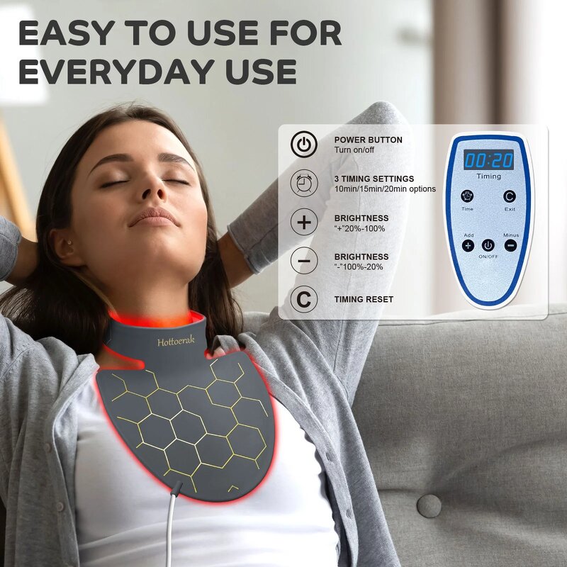 Light Therapy Device Manufacturer - LED Near Infrared for Body Back Chest & Neck Relief Relaxation