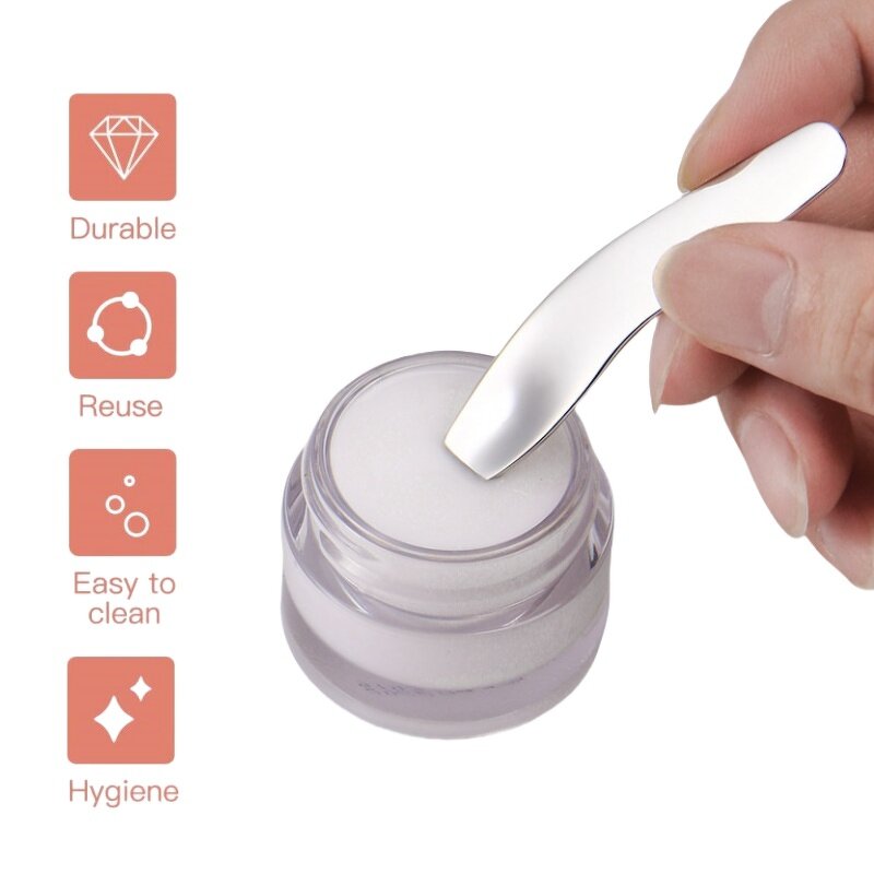 Makeup Scoop Manufacturer - Stainless Steel Small Dispensing Eye Cream Stick Face Cream Mask Scraper