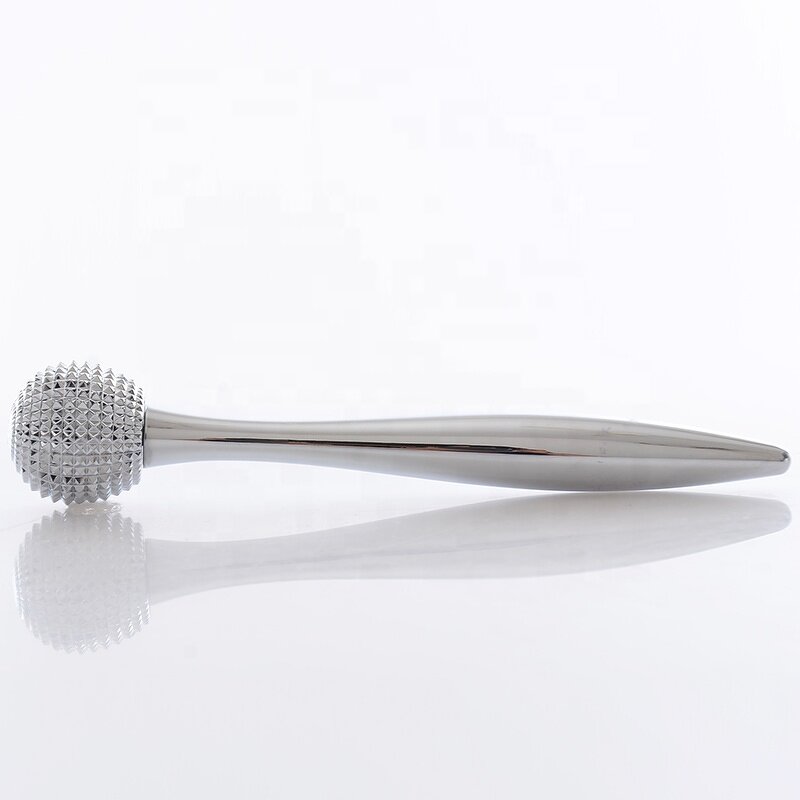 Massage Roller Manufacturer - Custom Logo Trigger Point Spiky Stainless Steel for Facial Eye Neck Home Use