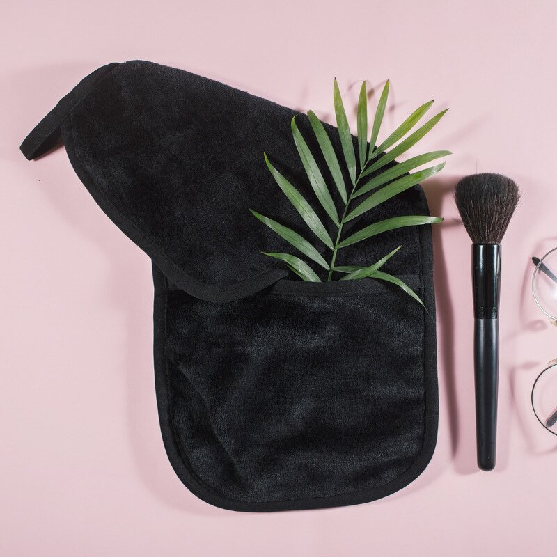 Makeup Remover Puff Manufacturer - Microfiber Pads Cloth With Pocket for Facial Cleaning