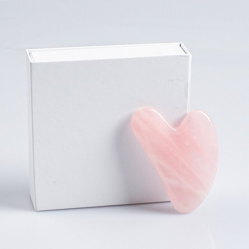 Gua Sha Tool Manufacturer - Natural Jade Stone Rose Quartz Manual Scraping Board for Face Neck