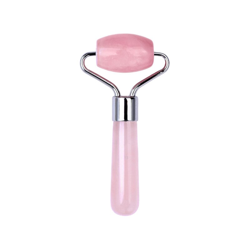 Jade Roller Manufacturer - Wholesale Pink Crystal Stone SPA Collection Natural Rose Quartz Single Head Mini