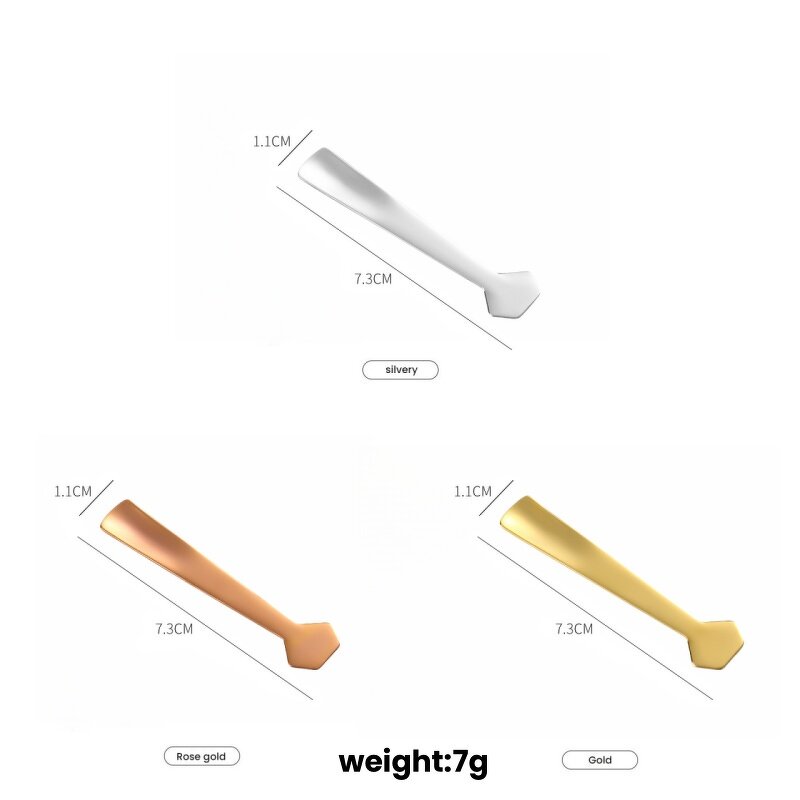 Beauty Tool Spatula Manufacturer - Stainless Steel SPA Face Cream Spoon Home Use Eye Cream Roller Wand Mini