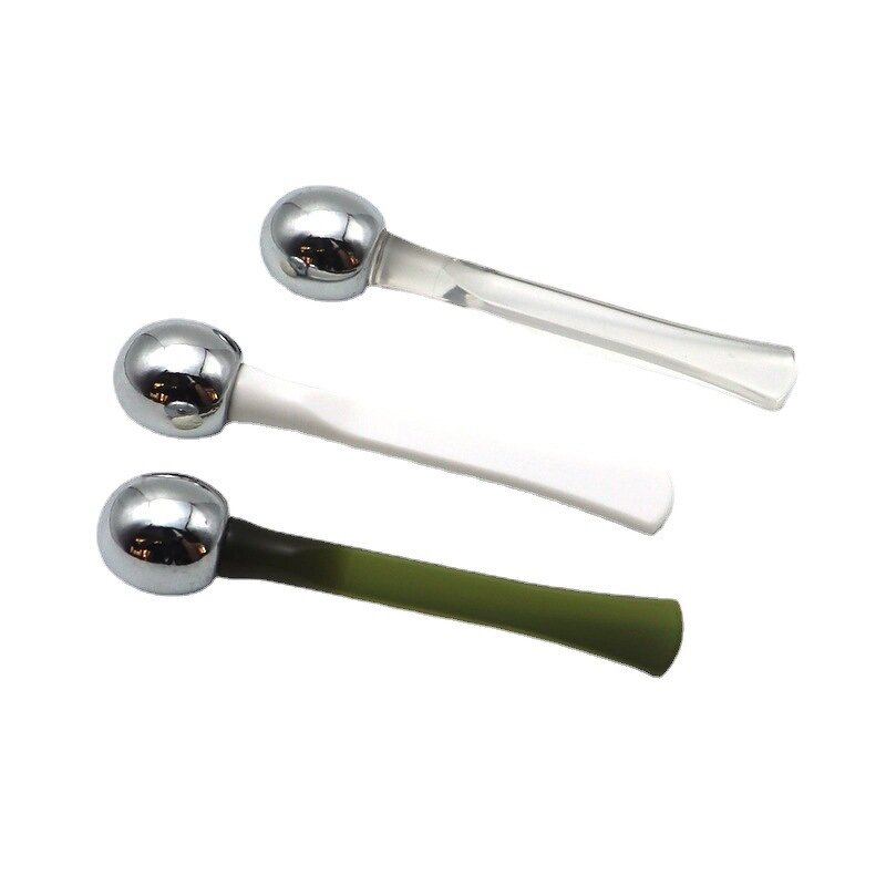 Facial Spoon Applicator Manufacturer - Portable Metal for Home Use Eye Cream Roller Wand for Swelling Reduction