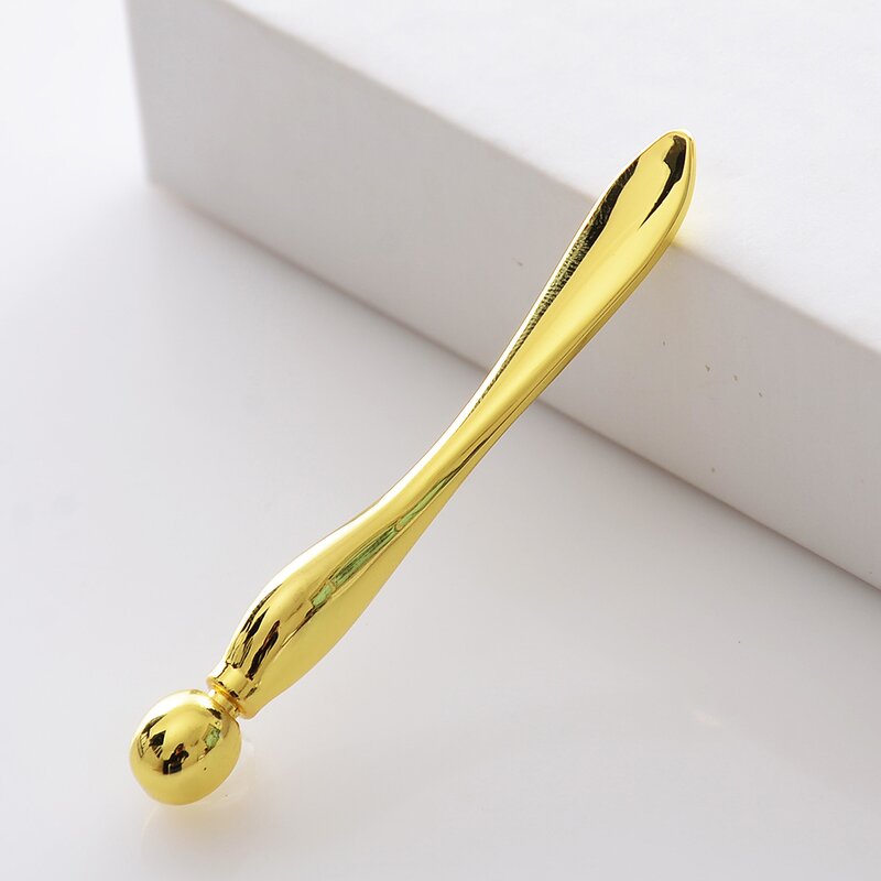 Eye Care Tools Manufacturer - Anti Wrinkle Metal Face Lifting Massage Sticks & Cosmetic Mask Mixing Spatula