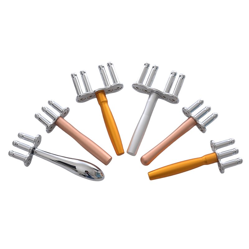 Acupressure Massager Manufacturer - Portable Stainless Steel Alloy Magnetic 4 Forks for Body Neck & Gua Sha