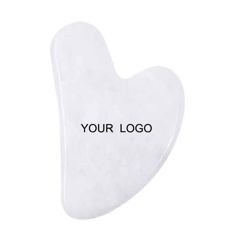 Gua Sha Stone Manufacturer - Factory Price Natural White Jade for Face Skincare Lifting Anti Wrinkles