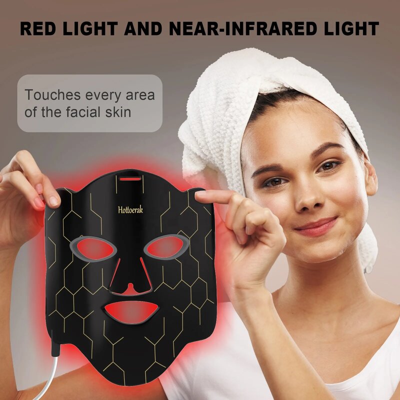 LED Mask Manufacturer - Portable Infrared Red Light Therapy Contour Face with Portable Light for Home Travel
