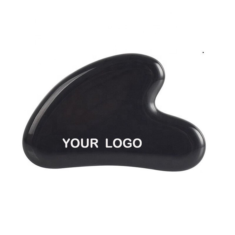 Gua Sha Tool Manufacturer - Natural Black Obsidian for Facial Massage Skin Lightening & Private Label