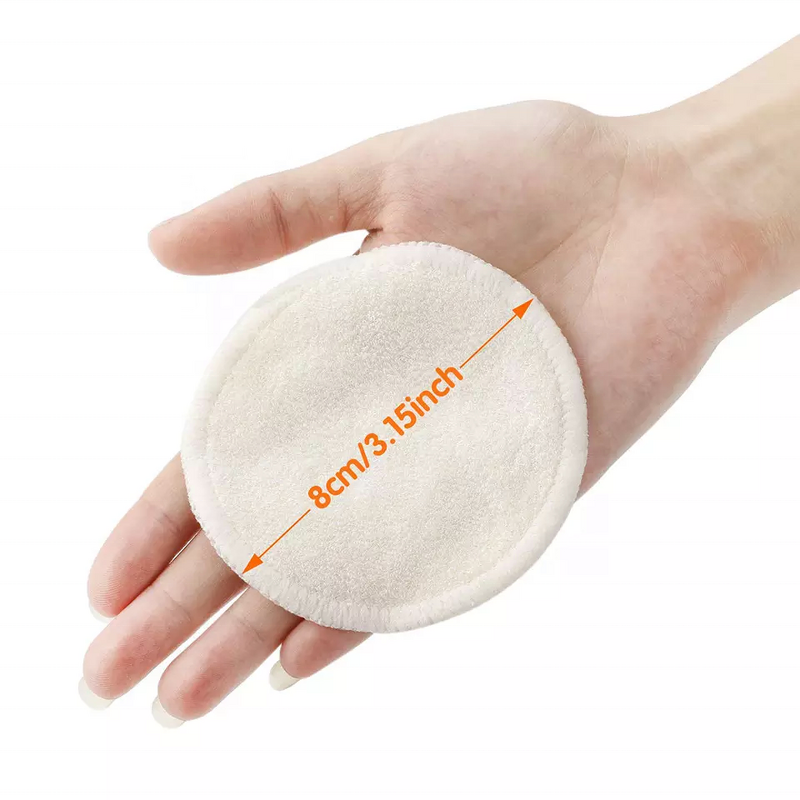 Makeup Remover Pads Manufacturer - Custom Bamboo Cotton 2 Layers Reusable with Konjac Sponge - Wholesales