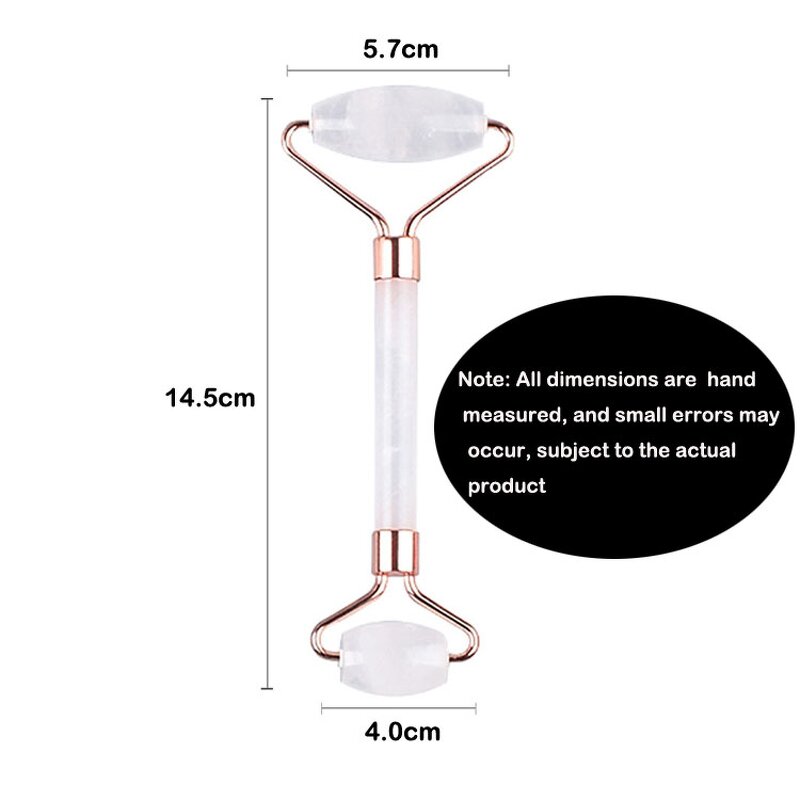 Facial Massager Set Manufacturer - Heart Shaped Natural Rock Quartz White Jade Guasha Tool & Jade Roller