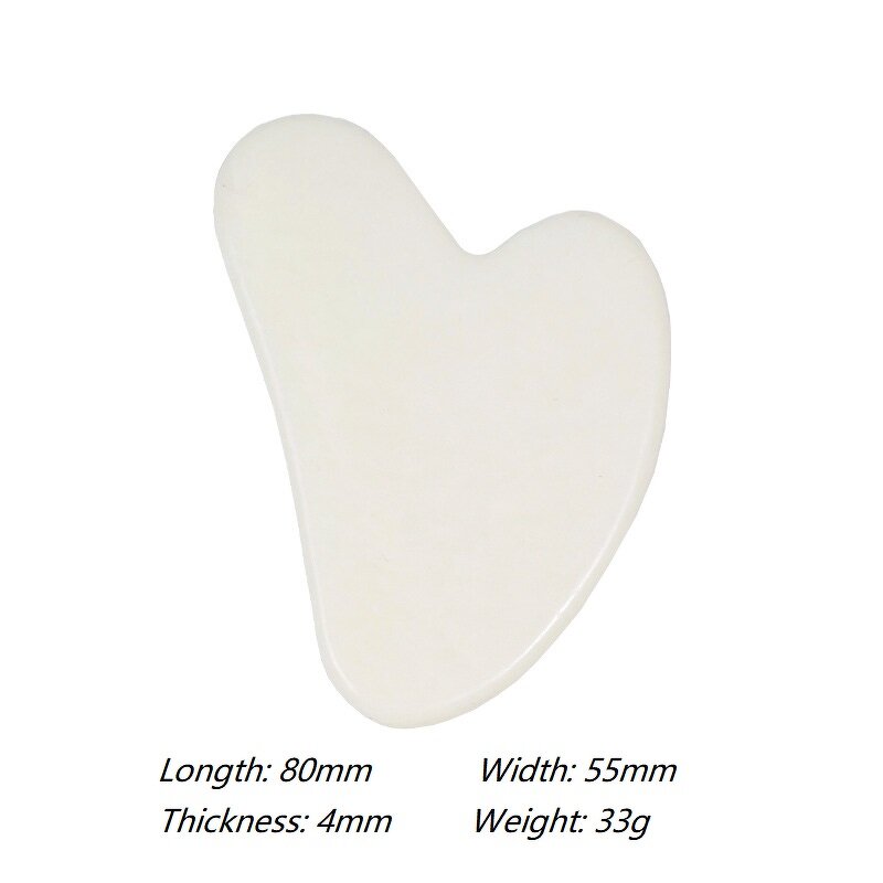 Gua Sha Massager Manufacturer - White Jade Home Use SPA Collection with Custom Logo US Quartz Roller