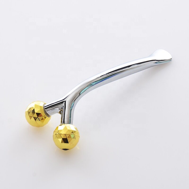 Jade Roller Manufacturer - Wholesale for Face Slimming 3D Alloy Twin Balls Home Use