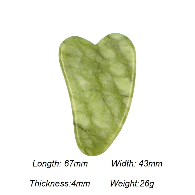 Gua Sha Stone Manufacturer - 100% Natural Jade Xiu Yan Stone for Face Lift Body Eye Neck - Cheap