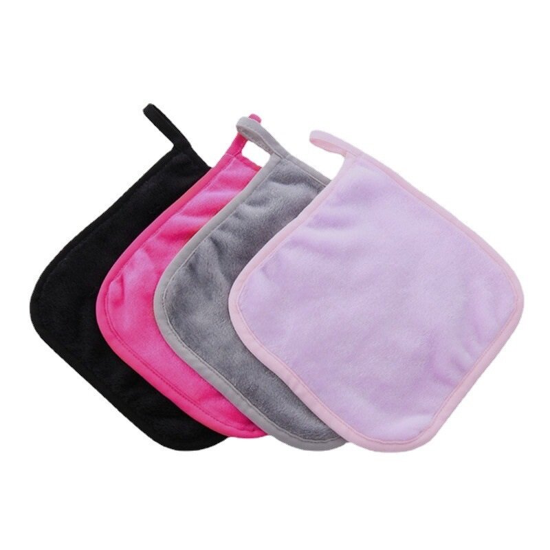 Microfiber Towel Manufacturer - Square Eco Friendly Washable Makeup Removal Cloth - Custom logo