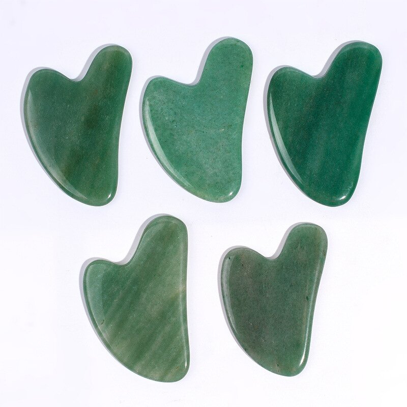 Facial Massager Set Manufacturer - Wholesale Natural Green Aventurine Jade Stone for Face Neck Skincare