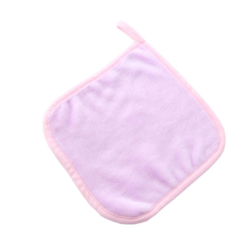 Microfiber Cloth Manufacturer - Custom Square Face Makeup Remover Towel