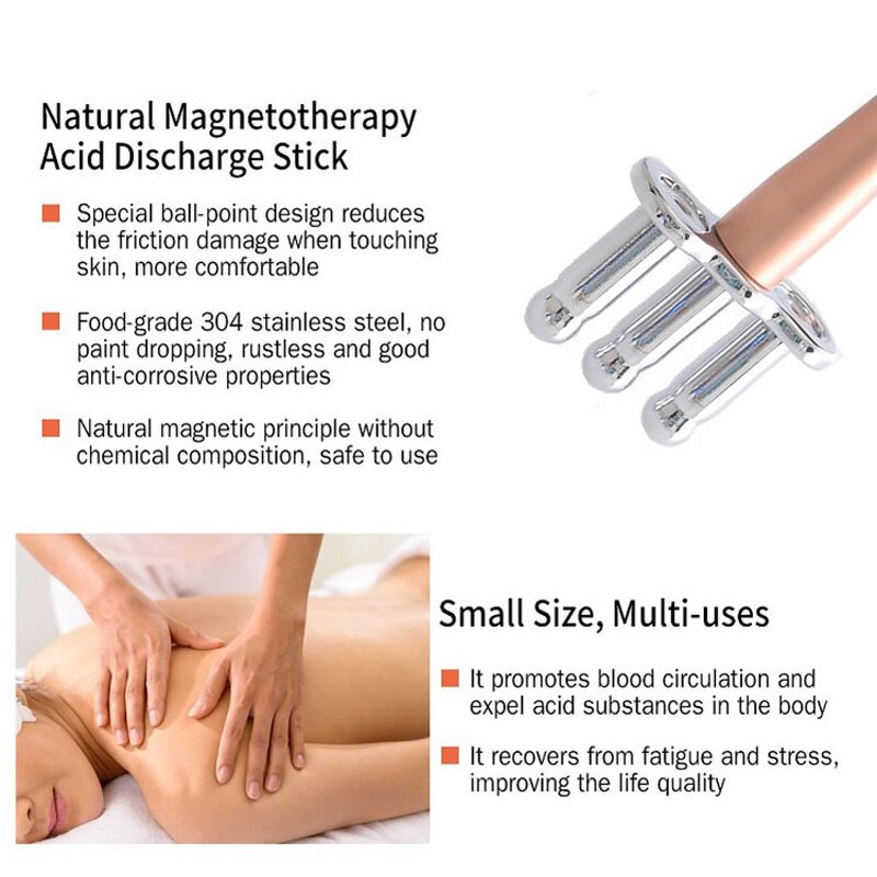 Meridian Massage Stick Manufacturer - With Magnetic Therapy Trigger Point for Lymphatic Drainage & Muscle Relaxation